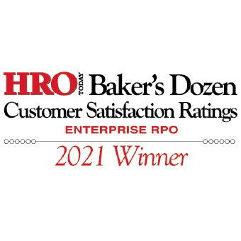 2021 HRO Today Baker's Dozen Enterprise RPO