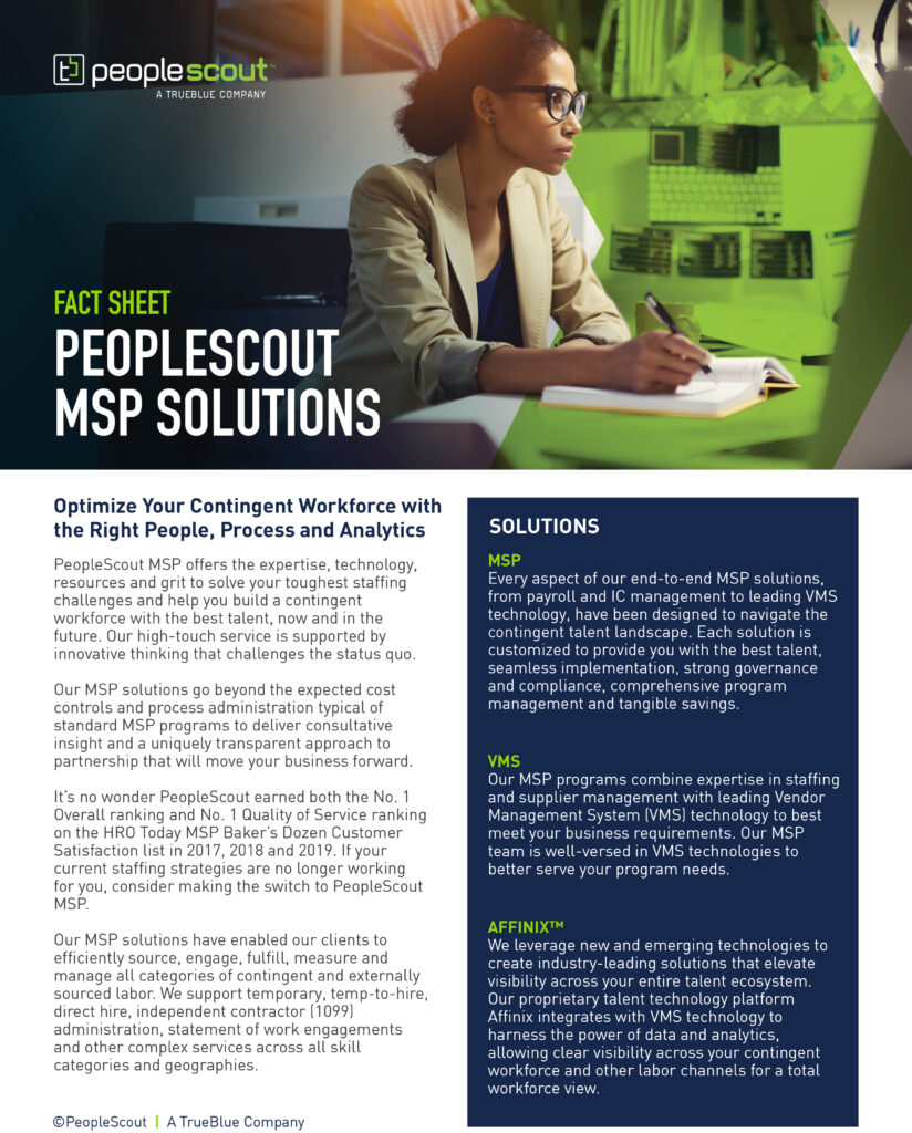 PeopleScout MSP fact sheet.